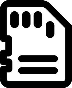 Photography Card Back Tool Outline Stencil Svg Design File, Free Vectors File